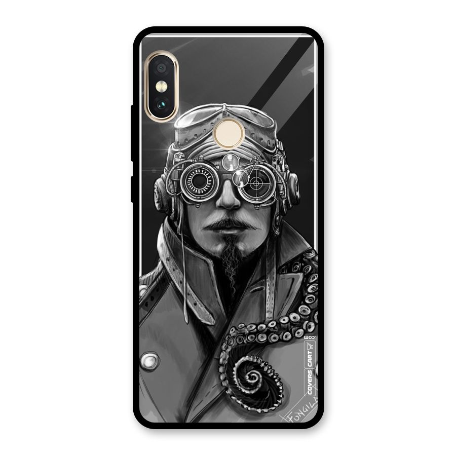 Ismaele Artwork Glass Back Case for Redmi Note 5 Pro