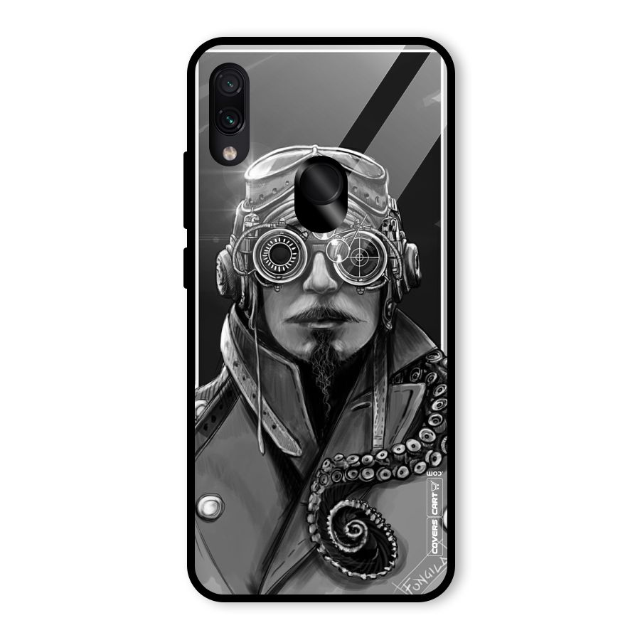 Ismaele Artwork Glass Back Case for Redmi Note 7S