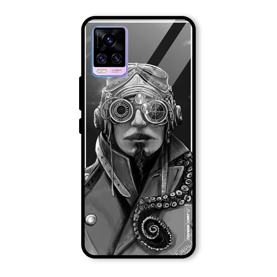 Ismaele Artwork Glass Back Case for Vivo V20 Pro