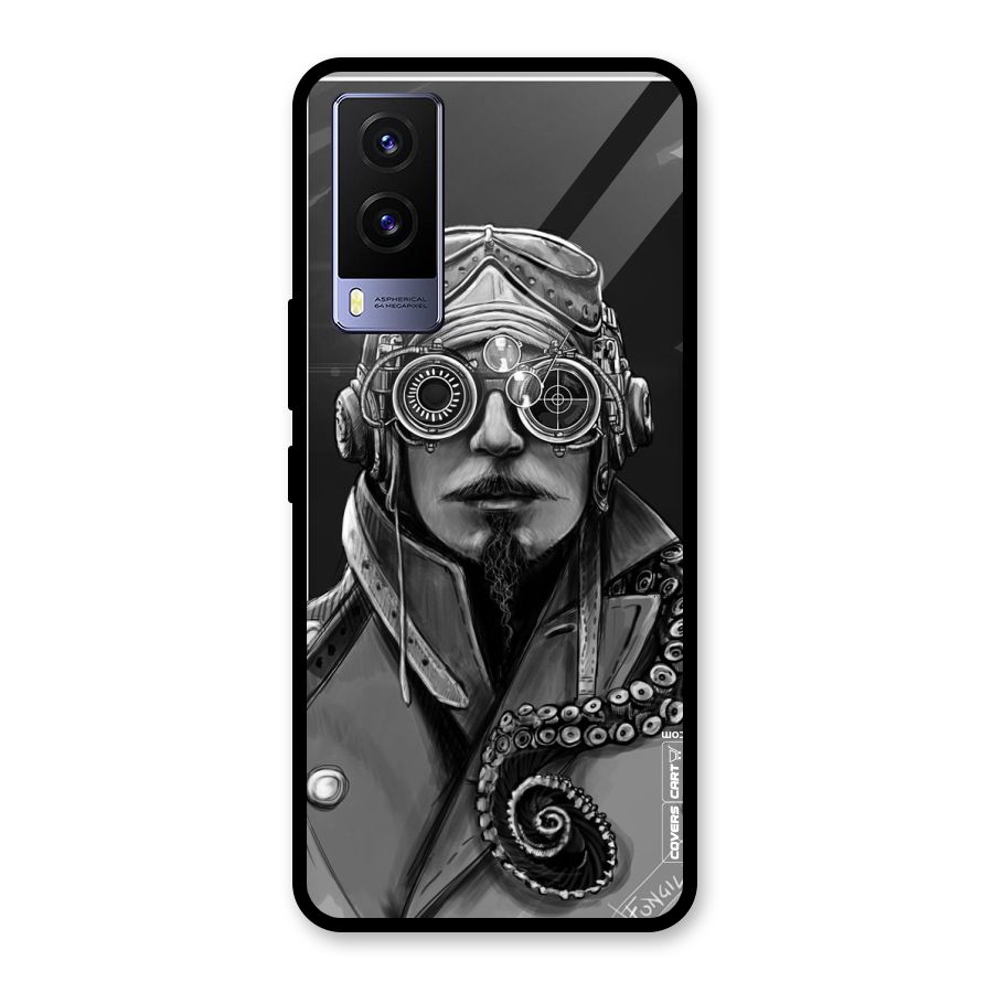 Ismaele Artwork Glass Back Case for Vivo V21e 5G