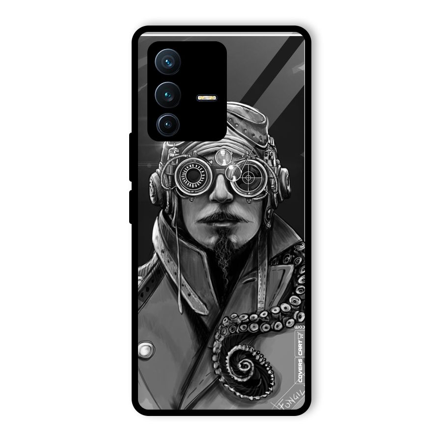 Ismaele Artwork Glass Back Case for Vivo V23 Pro