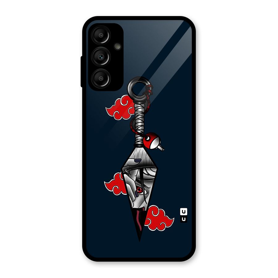 Itachi Kunai Naruto Glass Back Case for Galaxy A14 5G