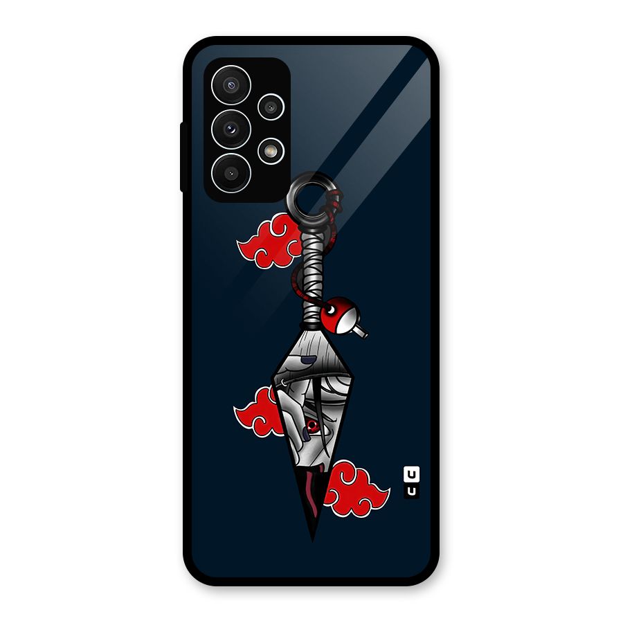 Itachi Kunai Naruto Glass Back Case for Galaxy A23