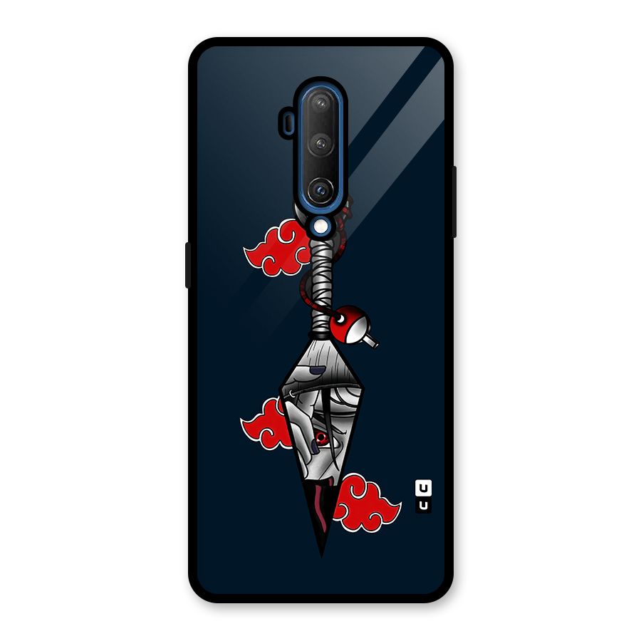 Itachi Kunai Naruto Glass Back Case for OnePlus 7T Pro