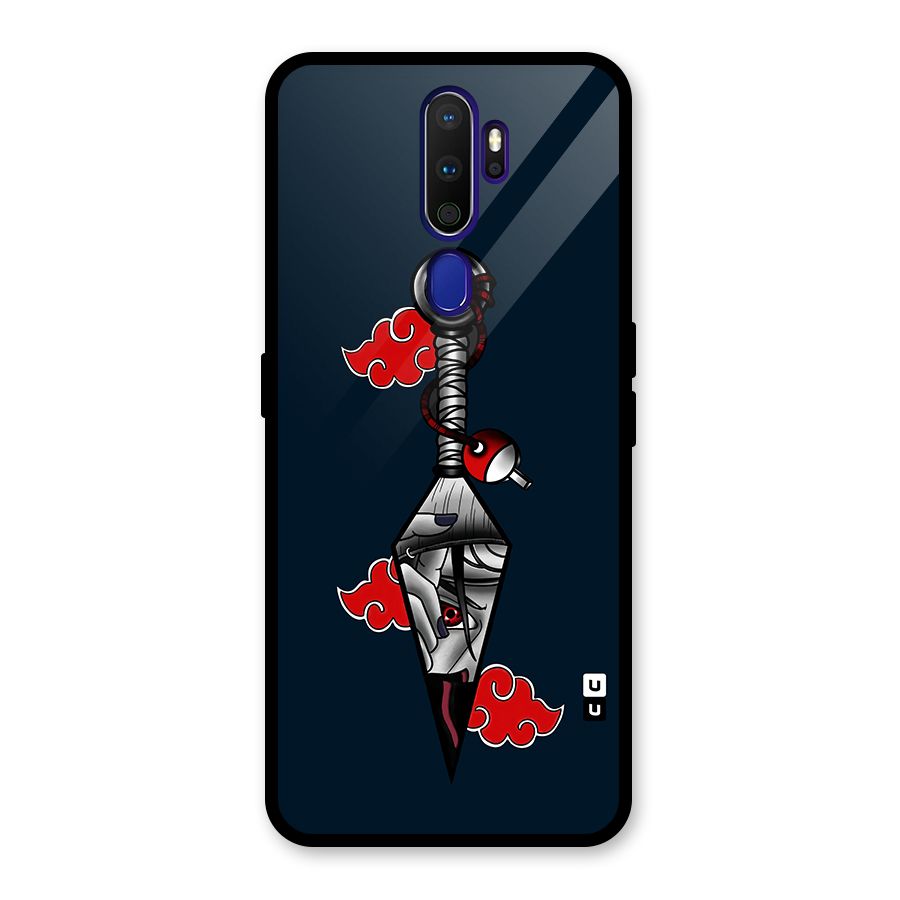 Itachi Kunai Naruto Glass Back Case for Oppo A9 (2020)