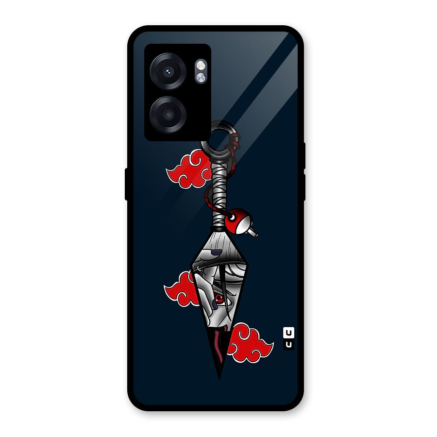 Itachi Kunai Naruto Glass Back Case for Oppo K10 (5G)
