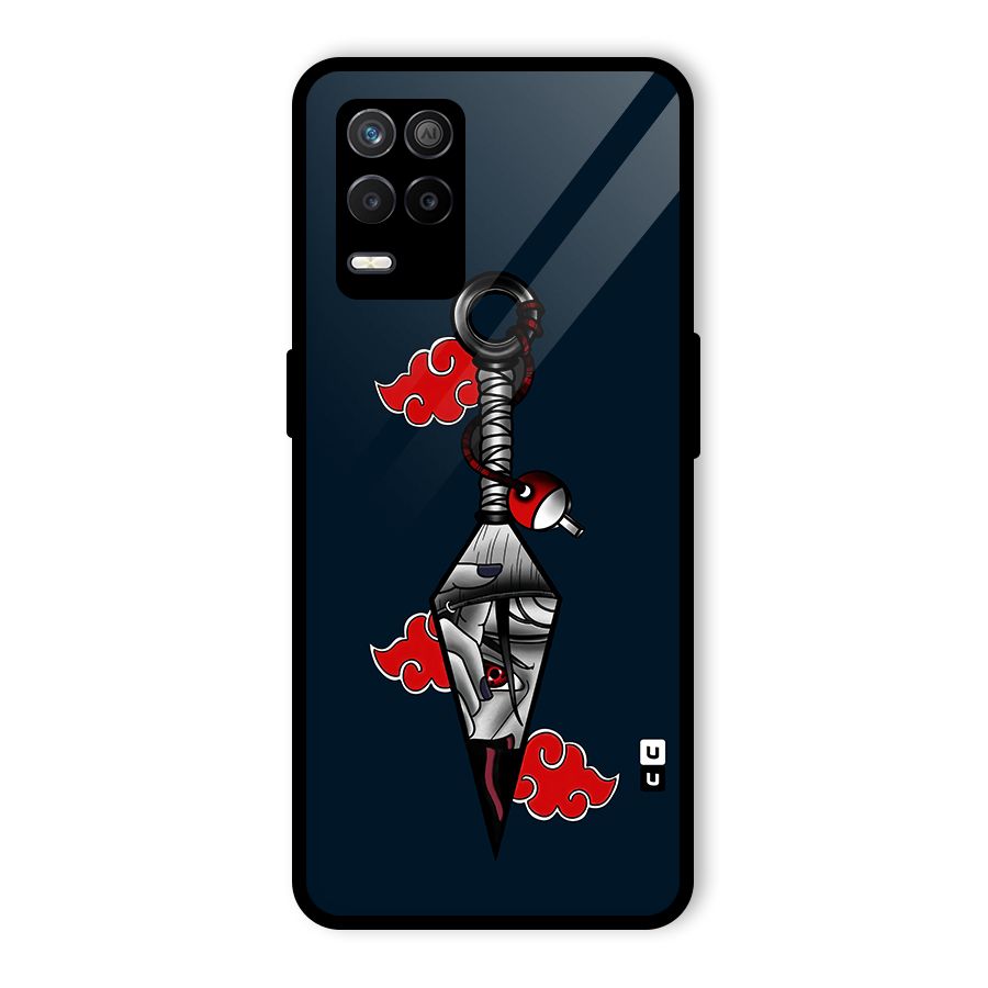 Itachi Kunai Naruto Glass Back Case for Realme 8 5G