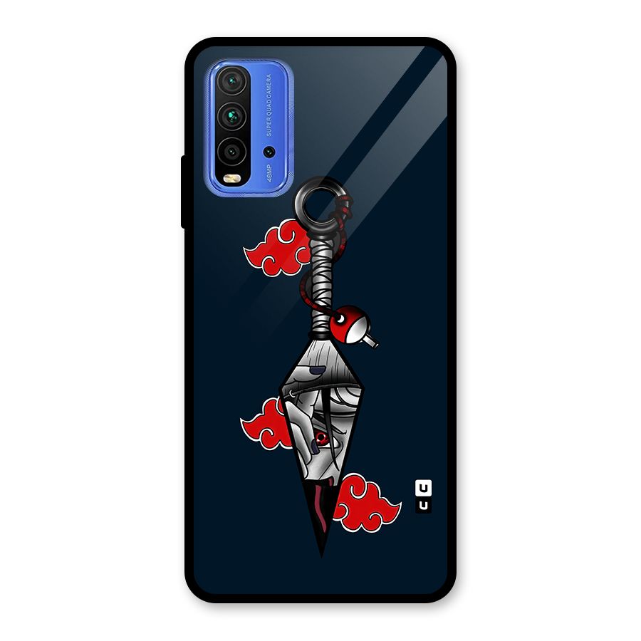 Itachi Kunai Naruto Glass Back Case for Redmi 9 Power