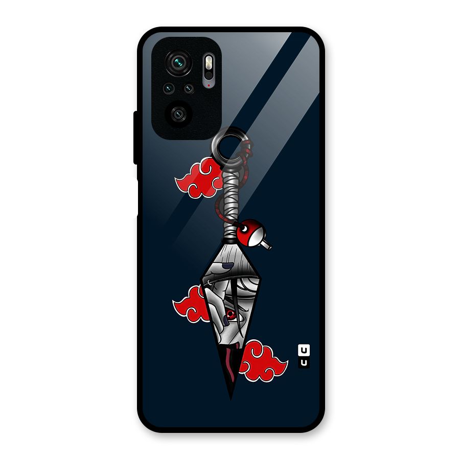 Itachi Kunai Naruto Glass Back Case for Redmi Note 11 SE