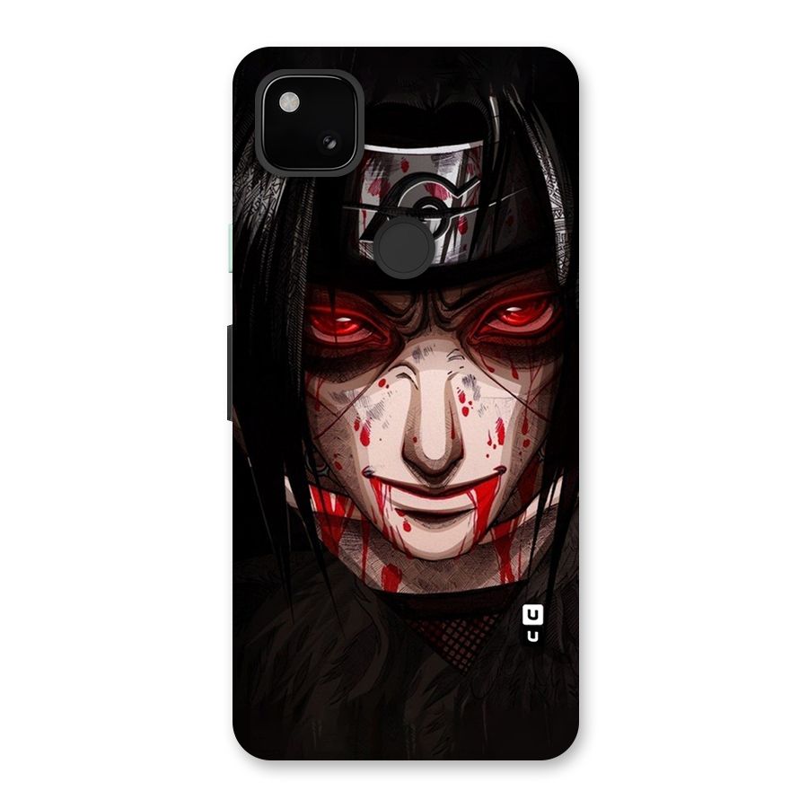 Itachi Uchiha Red Eyes Back Case for Google Pixel 4a