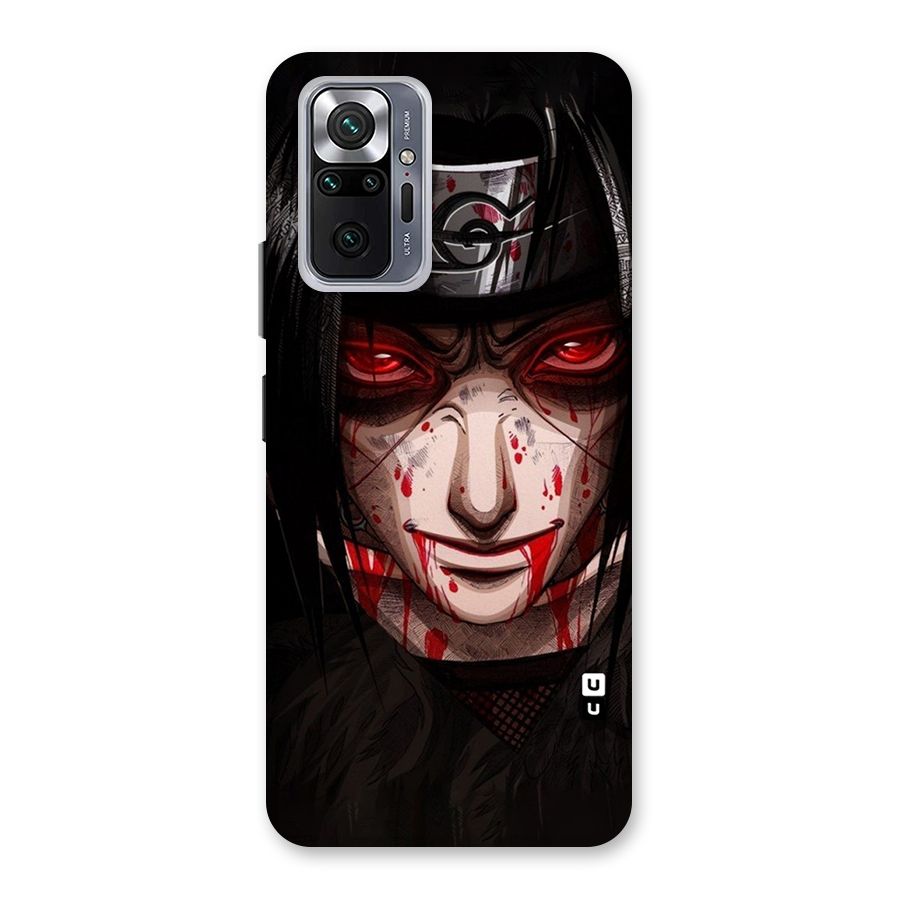Itachi Uchiha Red Eyes Back Case for Redmi Note 10 Pro