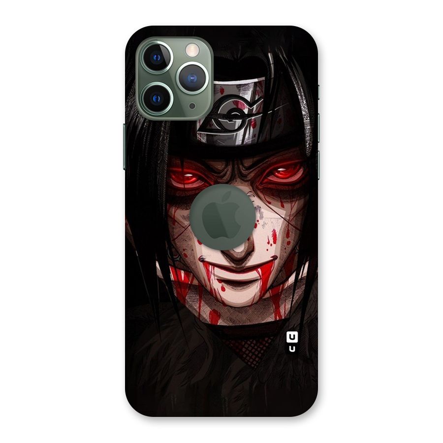 Itachi Uchiha Red Eyes Back Case for iPhone 11 Pro Logo  Cut