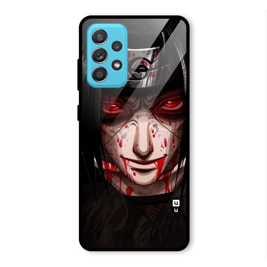 Itachi Uchiha Red Eyes Glass Back Case for Galaxy A52s 5G