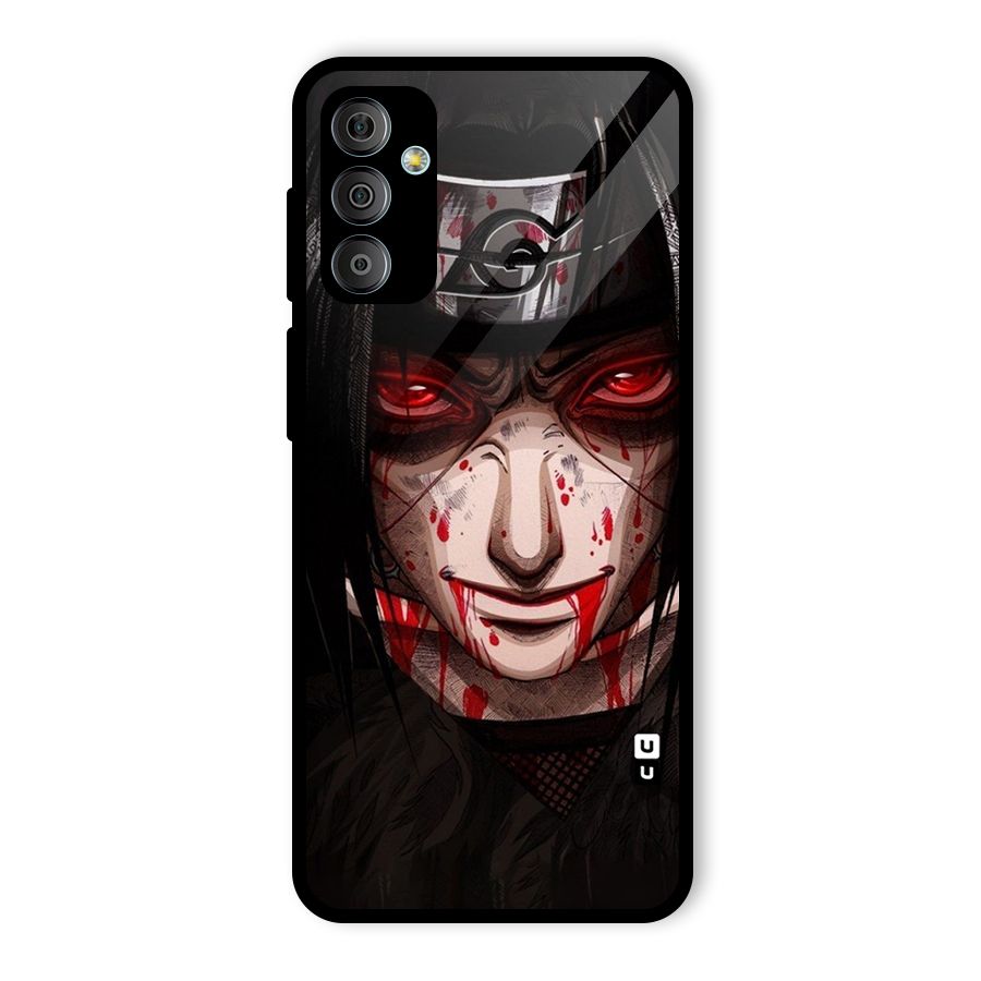 Itachi Uchiha Red Eyes Glass Back Case for Galaxy F23