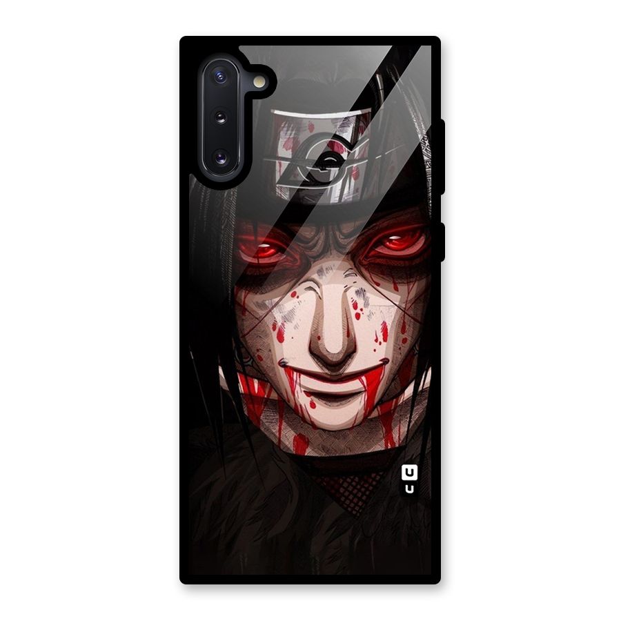 Itachi Uchiha Red Eyes Glass Back Case for Galaxy Note 10