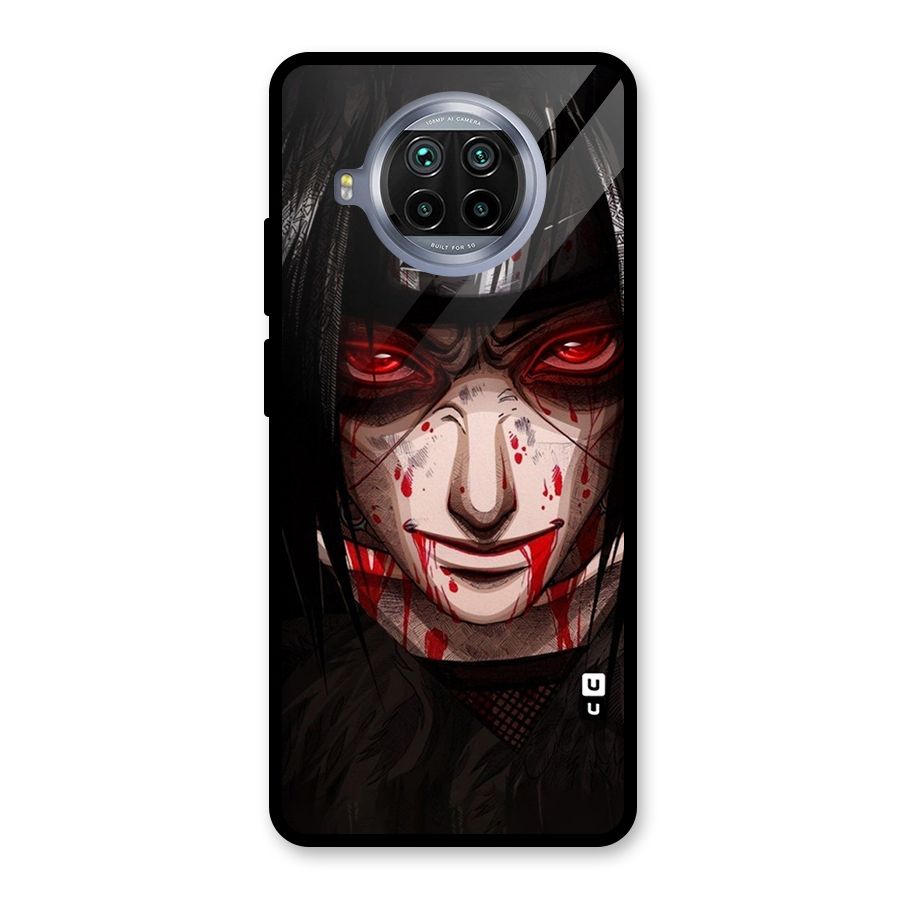 Itachi Uchiha Red Eyes Glass Back Case for Mi 10i