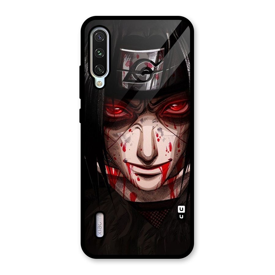 Itachi Uchiha Red Eyes Glass Back Case for Mi A3