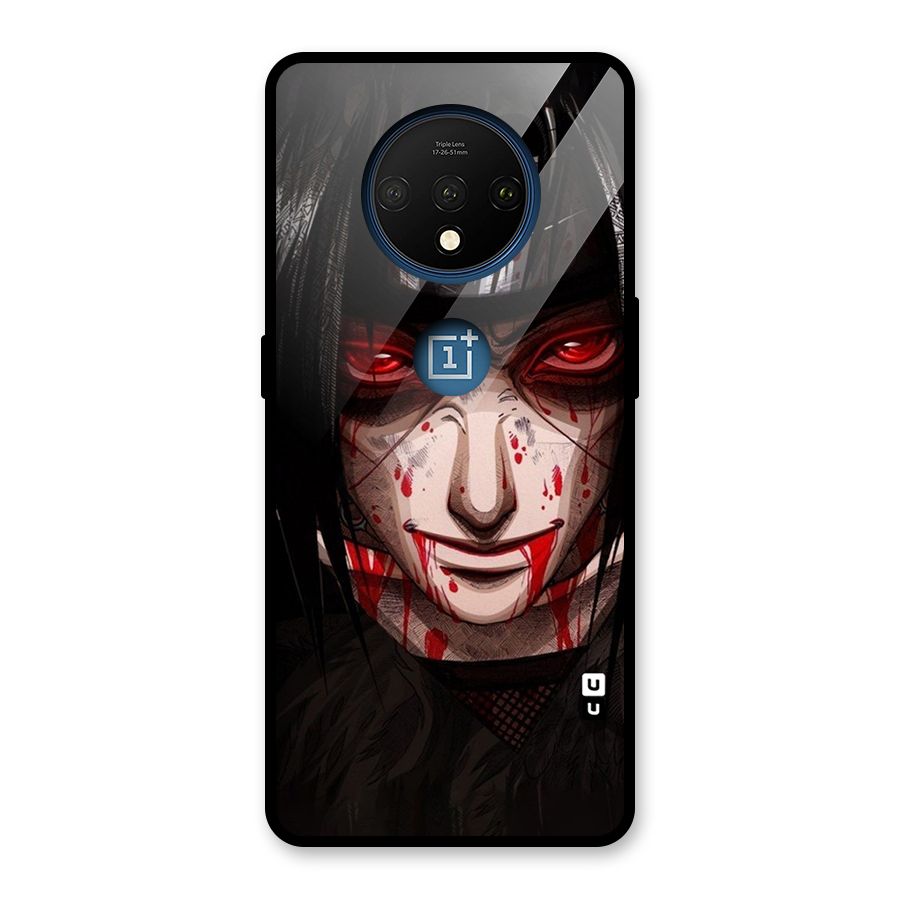 Itachi Uchiha Red Eyes Glass Back Case for OnePlus 7T
