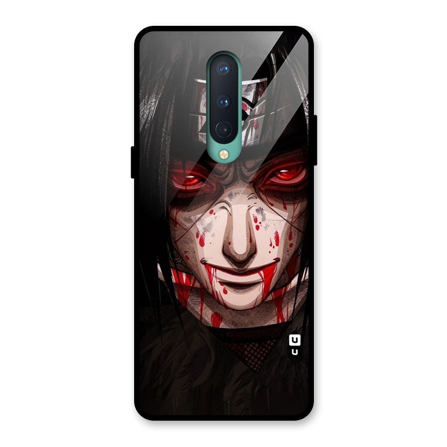 Itachi Uchiha Red Eyes Glass Back Case for OnePlus 8