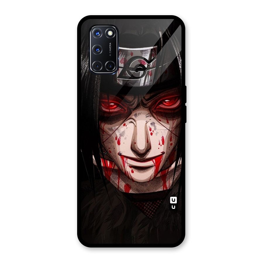 Itachi Uchiha Red Eyes Glass Back Case for Oppo A52