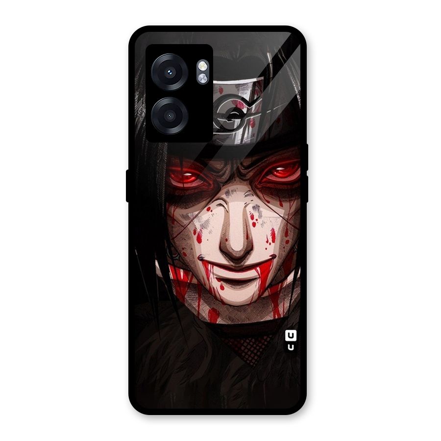 Itachi Uchiha Red Eyes Glass Back Case for Oppo K10 (5G)