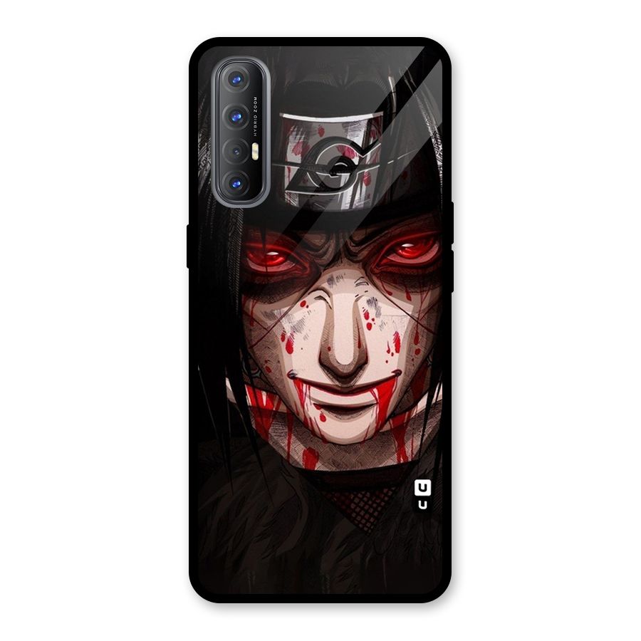 Itachi Uchiha Red Eyes Glass Back Case for Oppo Reno3 Pro