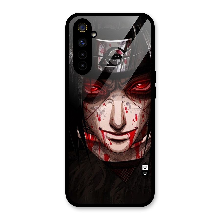 Itachi Uchiha Red Eyes Glass Back Case for Realme 6i