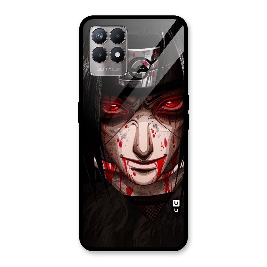 Itachi Uchiha Red Eyes Glass Back Case for Realme 8i