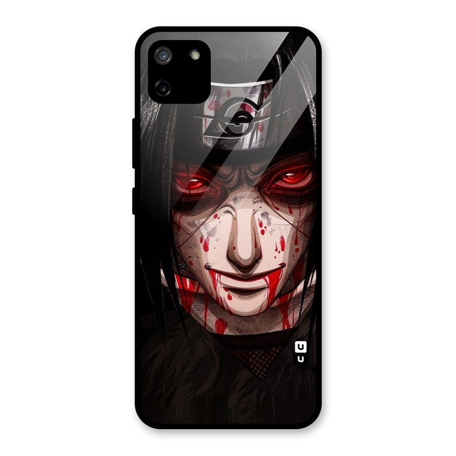 Itachi Uchiha Red Eyes Glass Back Case for Realme C11