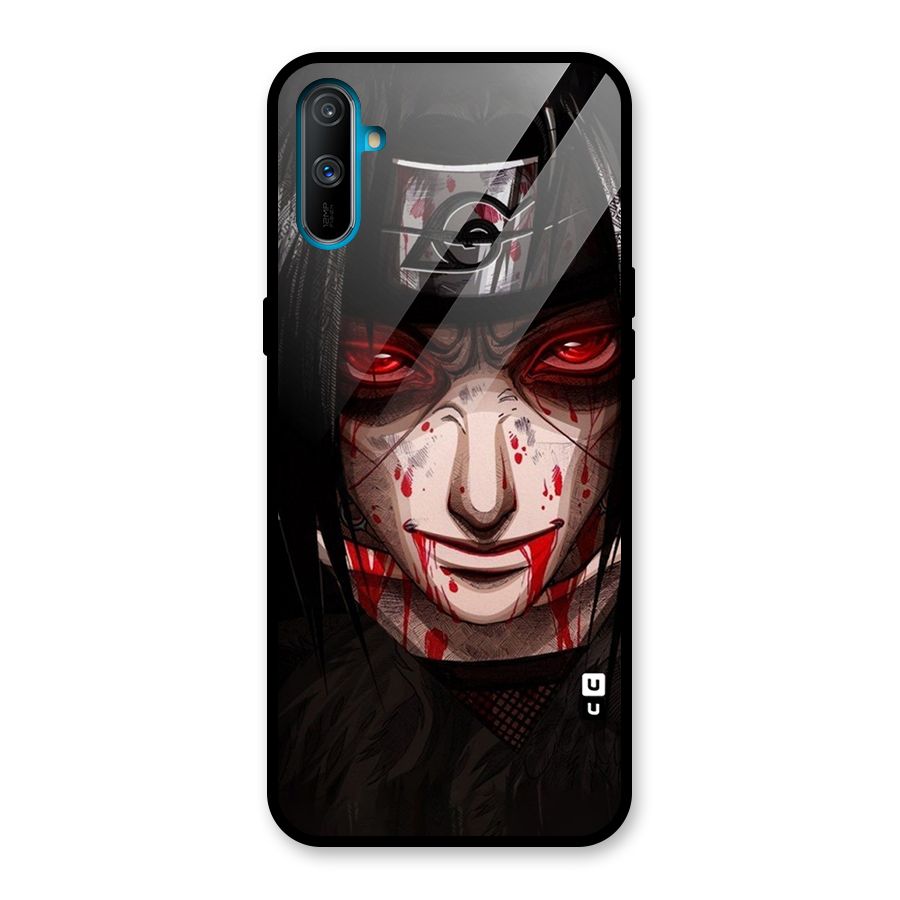 Itachi Uchiha Red Eyes Glass Back Case for Realme C3