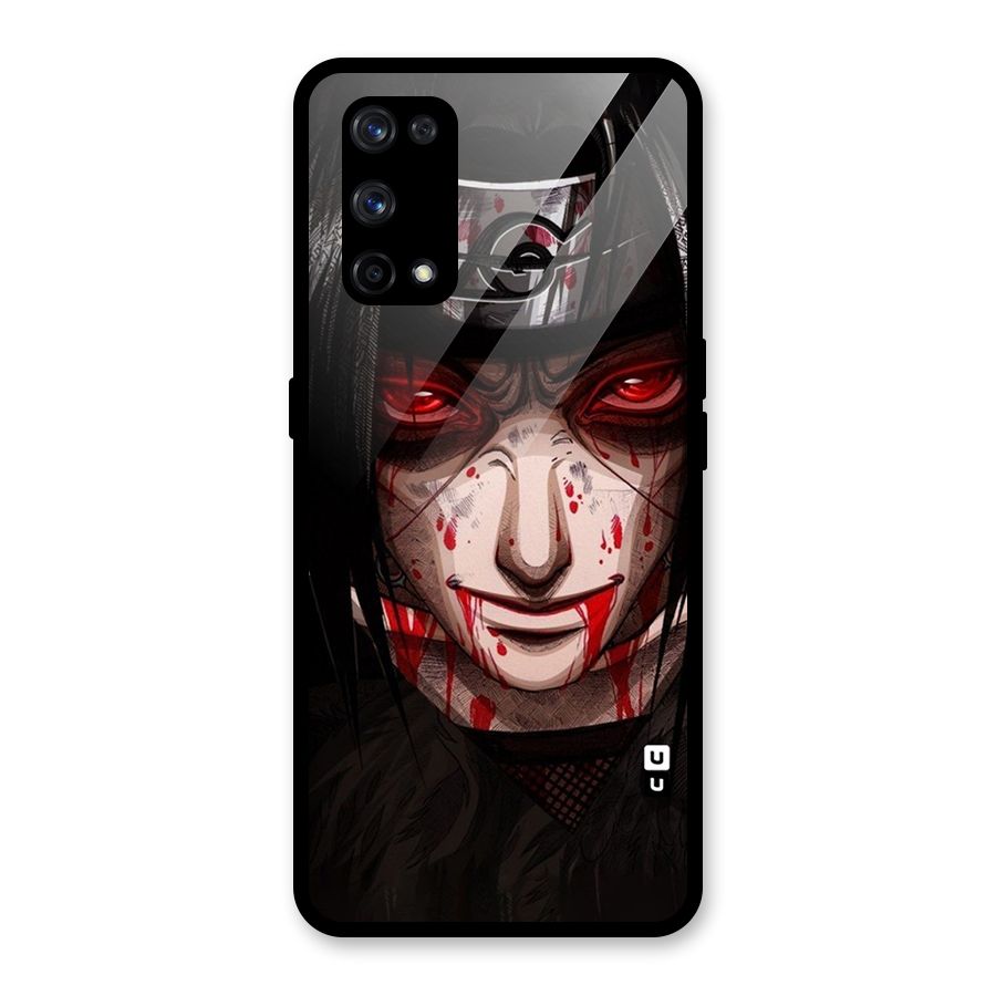 Itachi Uchiha Red Eyes Glass Back Case for Realme X7 Pro