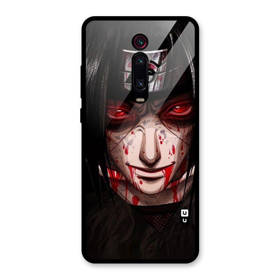 Itachi Uchiha Red Eyes Glass Back Case for Redmi K20