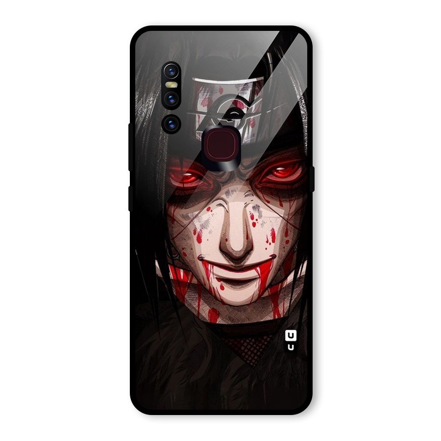 Itachi Uchiha Red Eyes Glass Back Case for Vivo V15