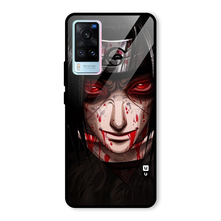 Itachi Uchiha Red Eyes Glass Back Case for Vivo X60