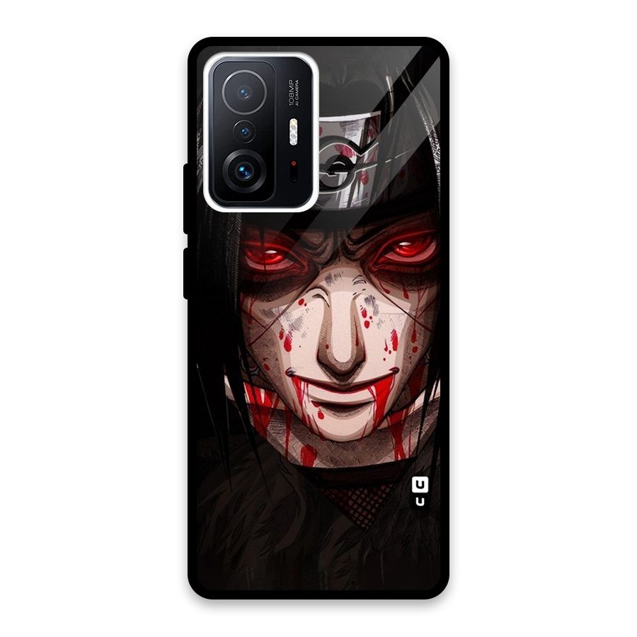 Itachi Uchiha Red Eyes Glass Back Case for Xiaomi 11T Pro