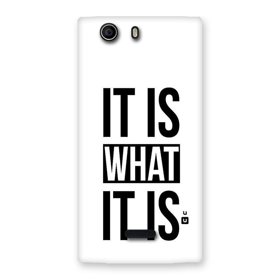 Itis What Itis Back Case for Canvas Nitro 2 E311
