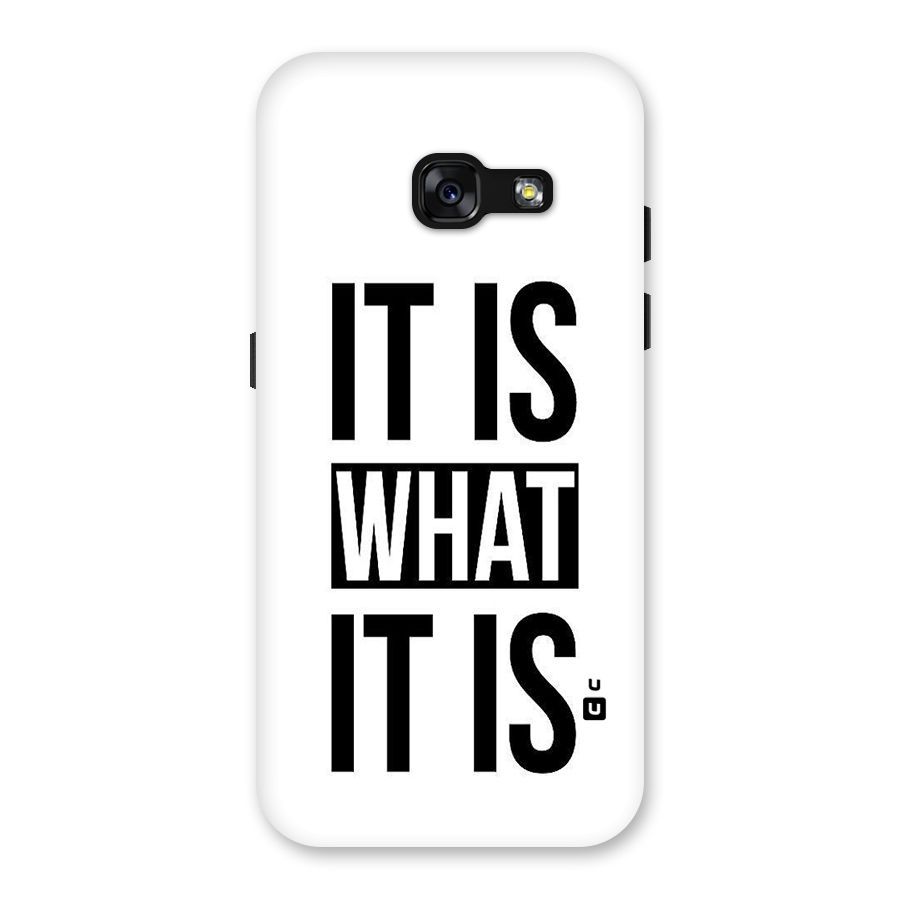 Itis What Itis Back Case for Galaxy A3 (2017)