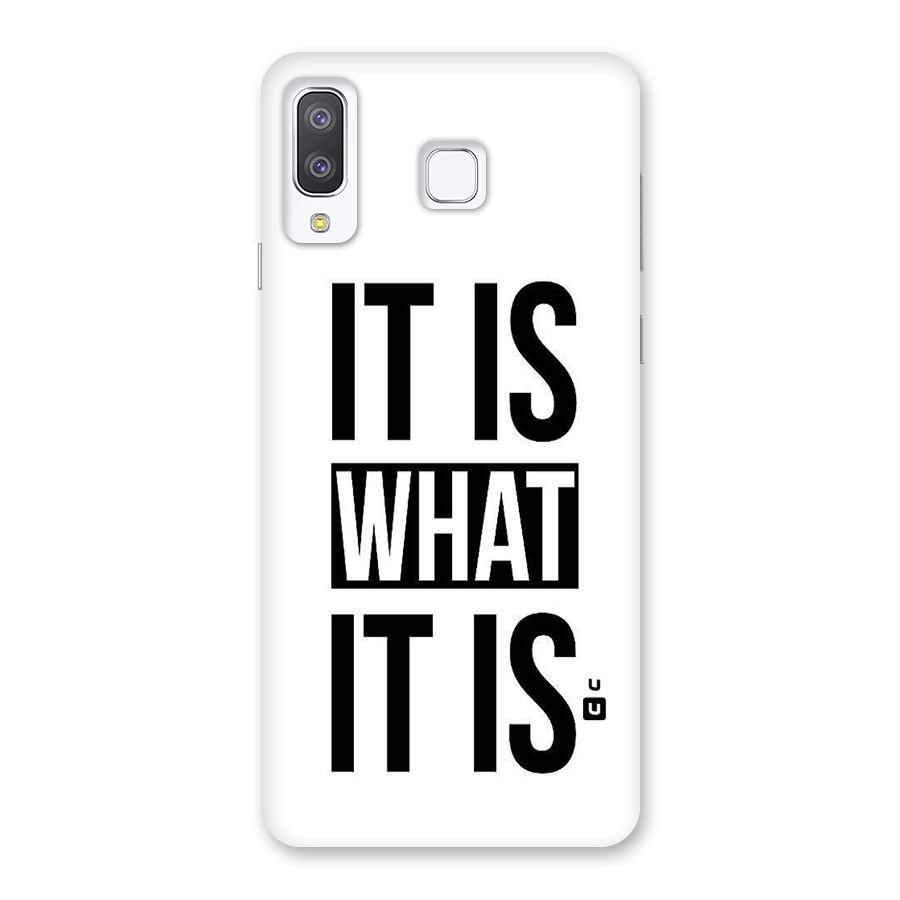 Itis What Itis Back Case for Galaxy A8 Star