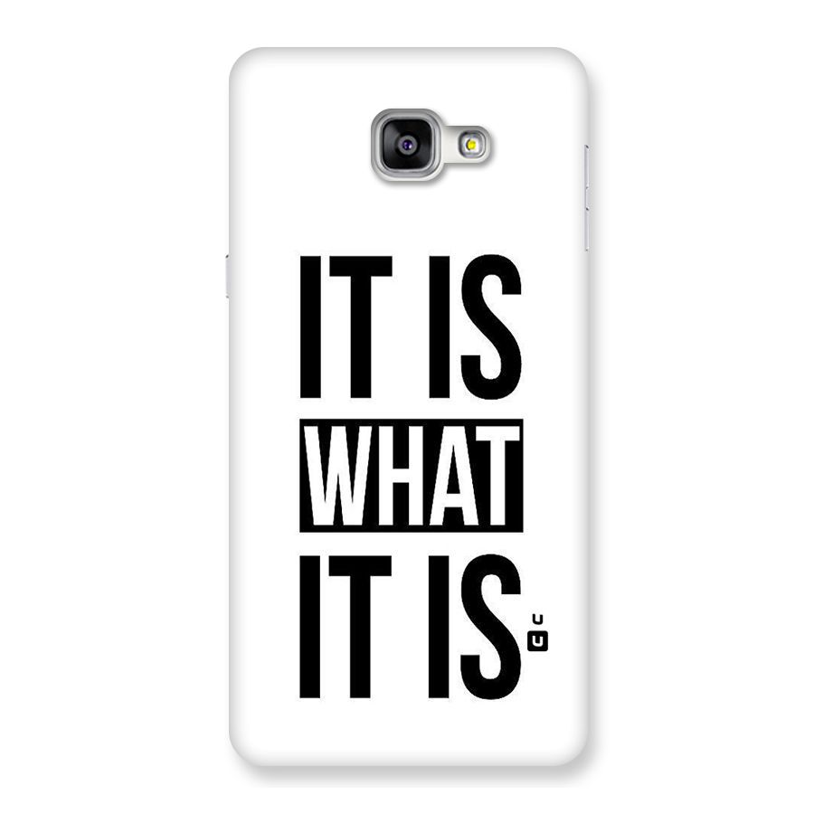 Itis What Itis Back Case for Galaxy A9