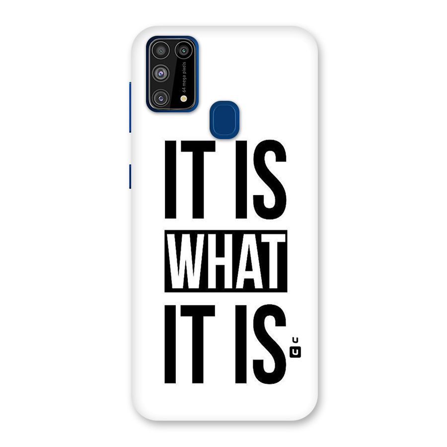 Itis What Itis Back Case for Galaxy F41