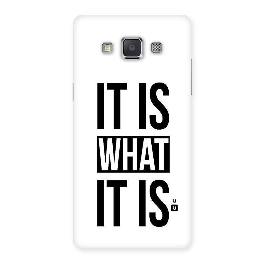 Itis What Itis Back Case for Galaxy Grand Max