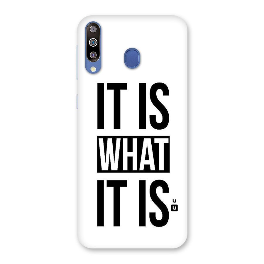 Itis What Itis Back Case for Galaxy M30
