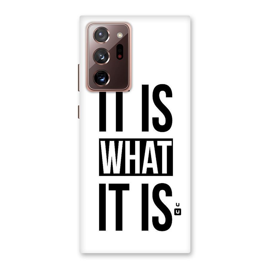 Itis What Itis Back Case for Galaxy Note 20 Ultra