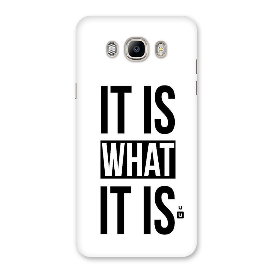 Itis What Itis Back Case for Galaxy On8