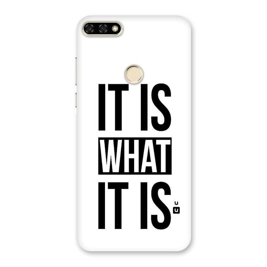 Itis What Itis Back Case for Honor 7A