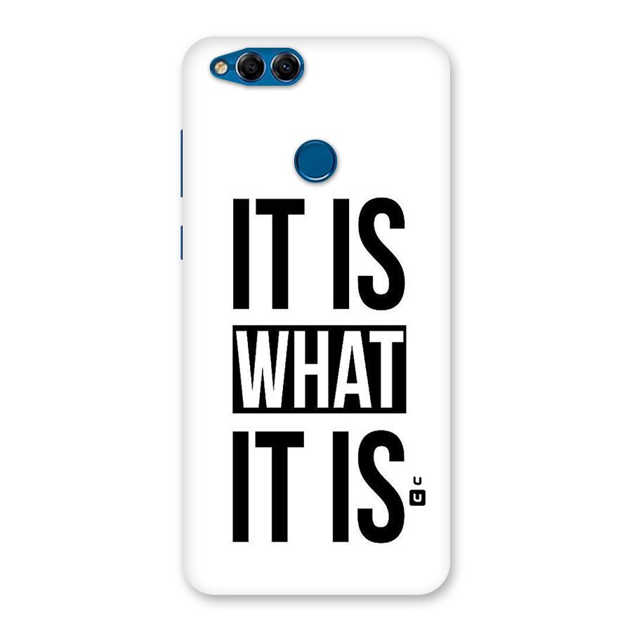 Itis What Itis Back Case for Honor 7X