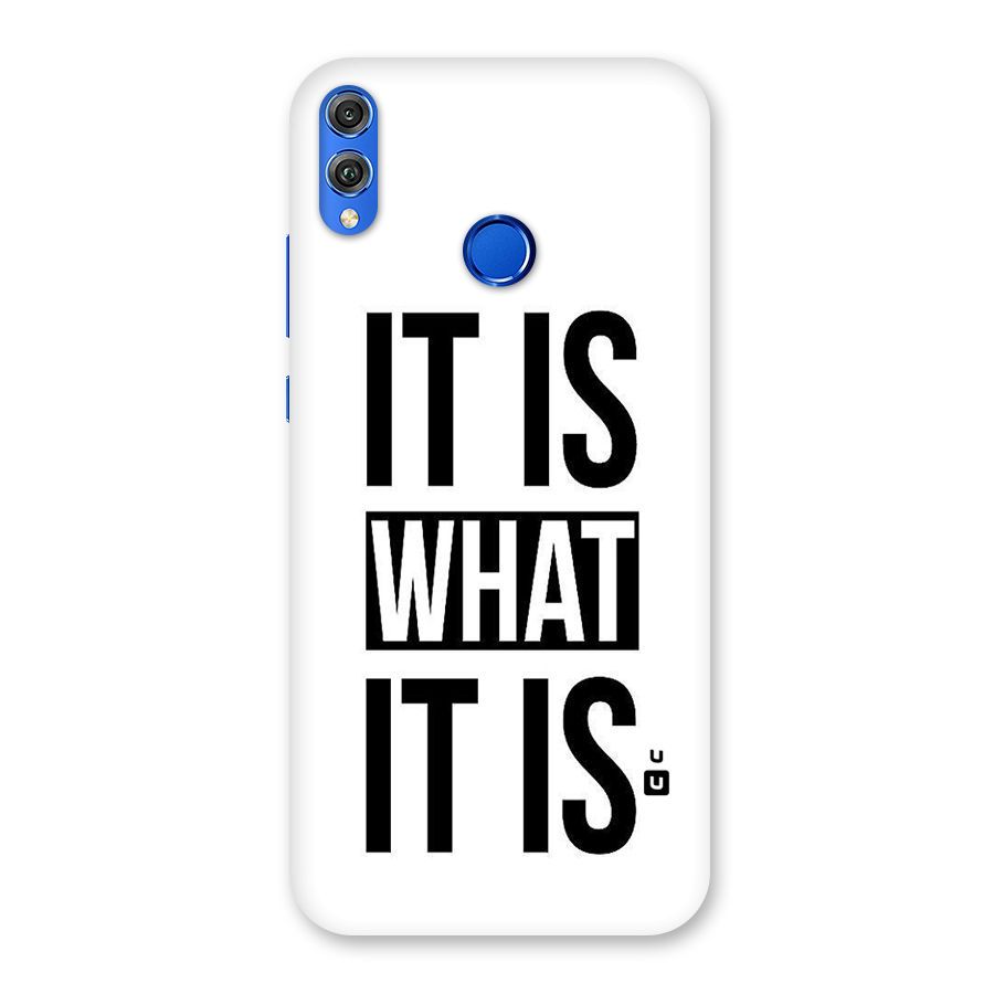 Itis What Itis Back Case for Honor 8X