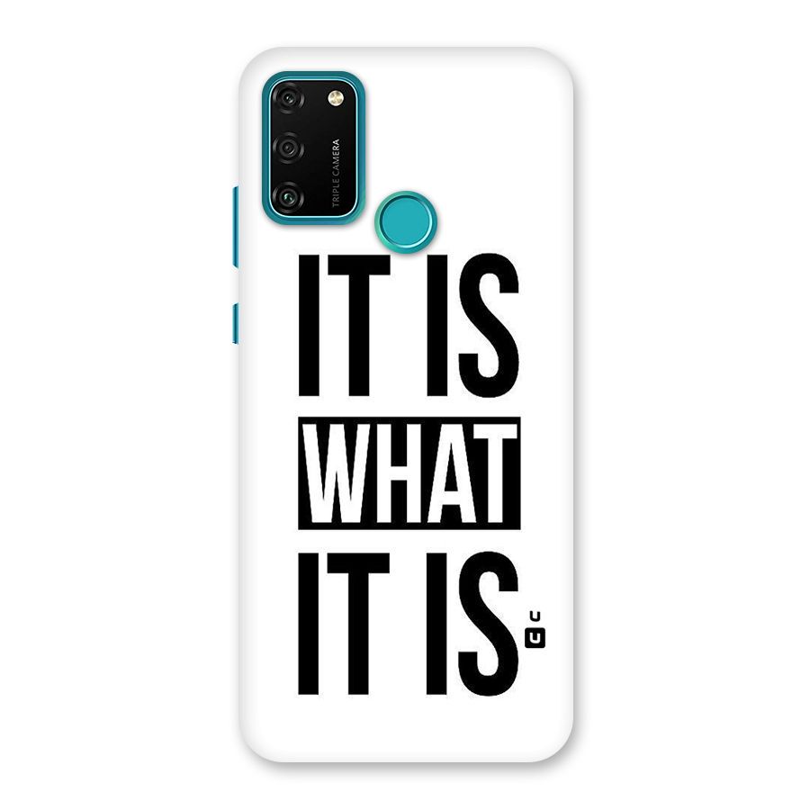 Itis What Itis Back Case for Honor 9A
