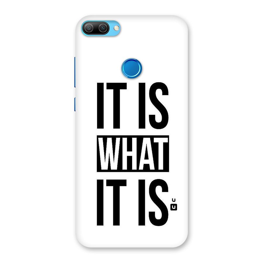 Itis What Itis Back Case for Honor 9N