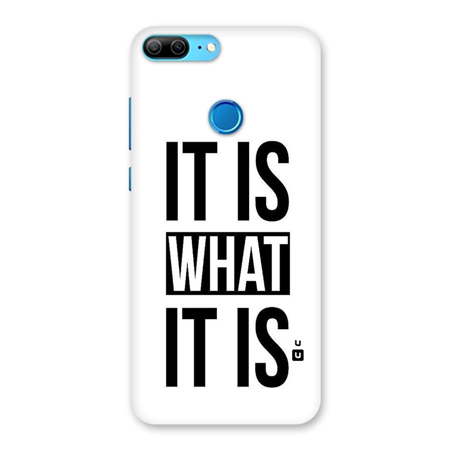 Itis What Itis Back Case for Honor 9 Lite